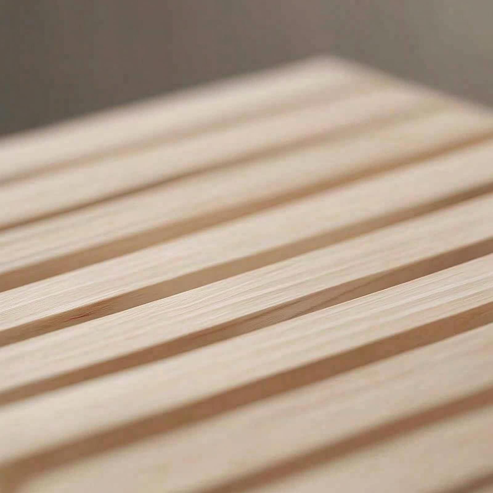 Vassoio in Legno con Doghe Resistente Espositore Rustico Alzatina per Pasticceria, 55x35x9cm