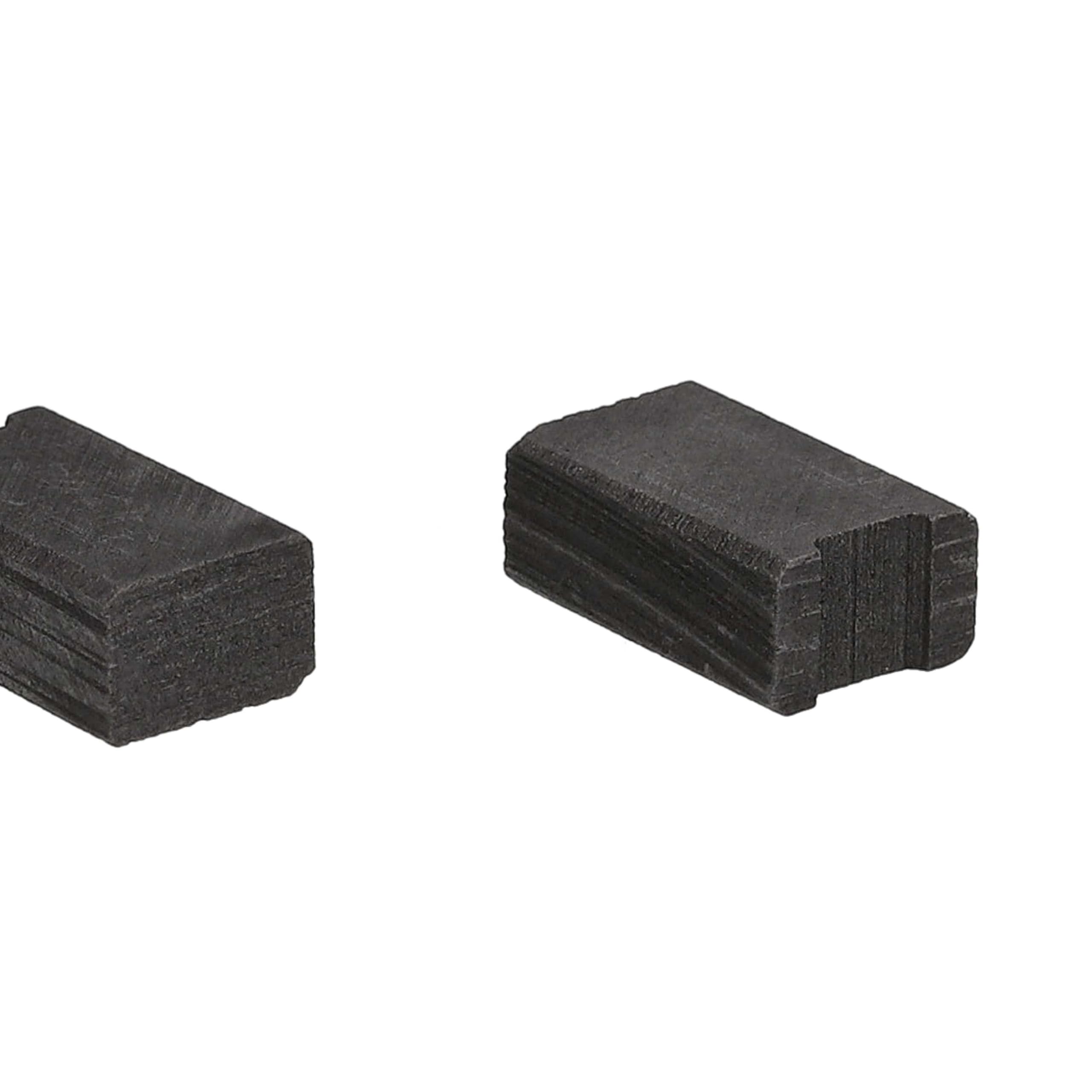 vhbw 2 x szczotka węglowa, węgiel do szlifowania, 4 x 6 x 10 + 4 x 6 x 9,15 mm, kompatybilna z ekspresem do kawy Siemens EQ, EQ5, EQ6, EQ7, EQ8