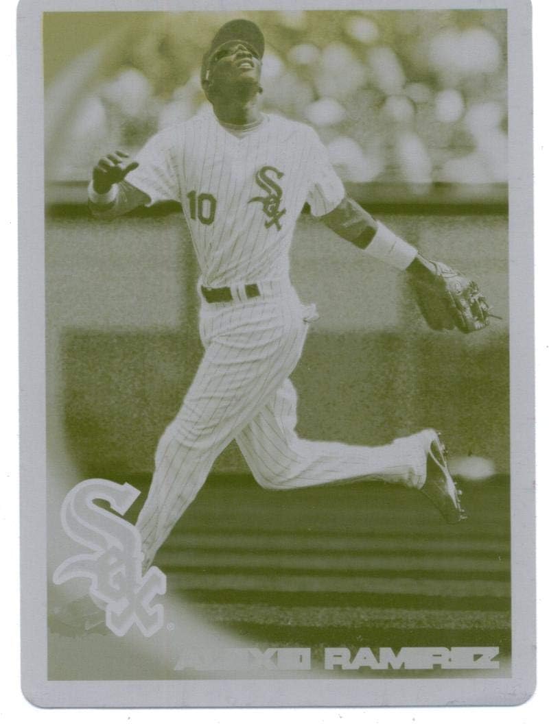 2010 Topps Printing Plates #209 Alexei Ramirez Chicago White Sox MLB Baseball Card /1 NM-MT