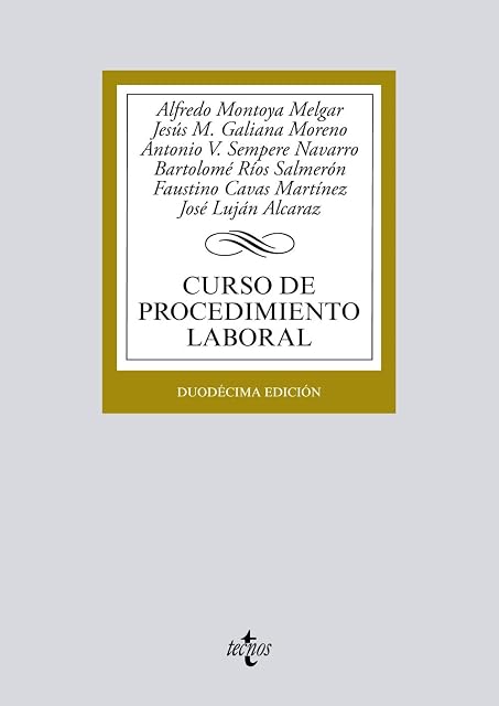 Portada de Curso de procedimiento laboral