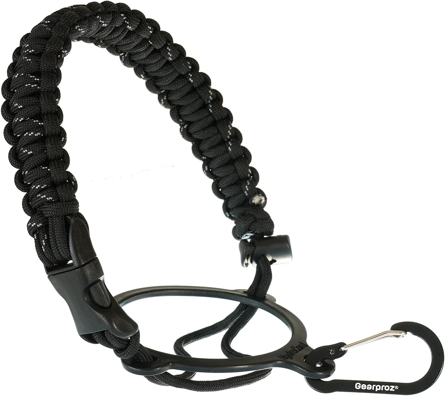 HydroCord 1.0 Handle for Hydro Flask Wide Mouth Water Bottles, Hydroflask 1.0, Iron Flask, Thermoflask and Takeya Reusable Water Bottles, Paracord Survival Strap