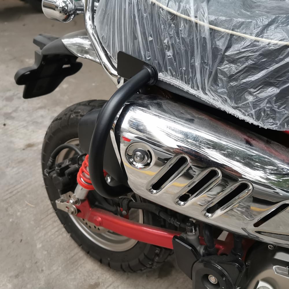 Amazon | マットブラック エキゾースト クラッシュガード