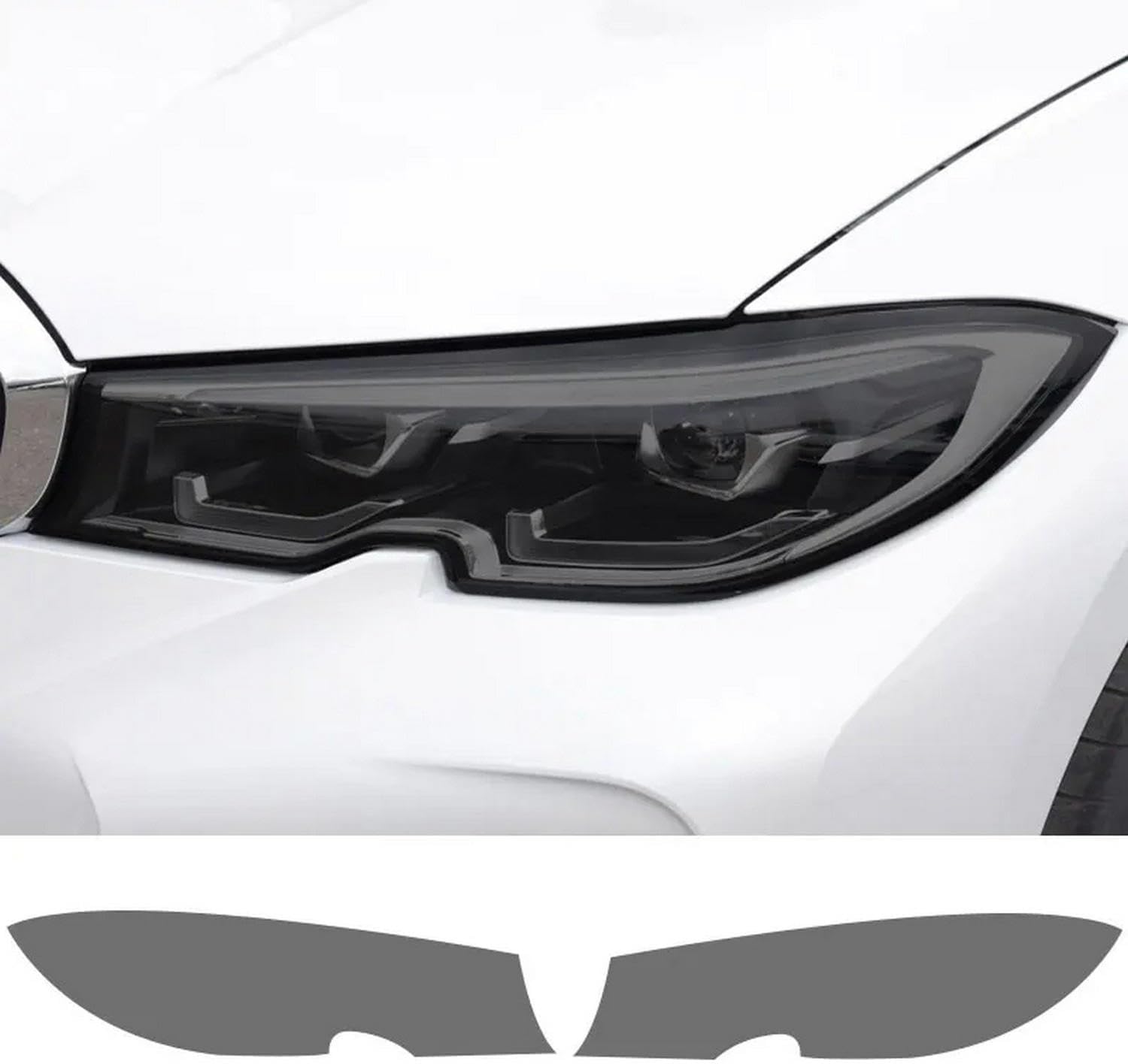 Car Headlight Protective Film Headlamp Restoration Transparent TPU Sticker, for BMW 3 Series F30 F31 F34 G20 G21