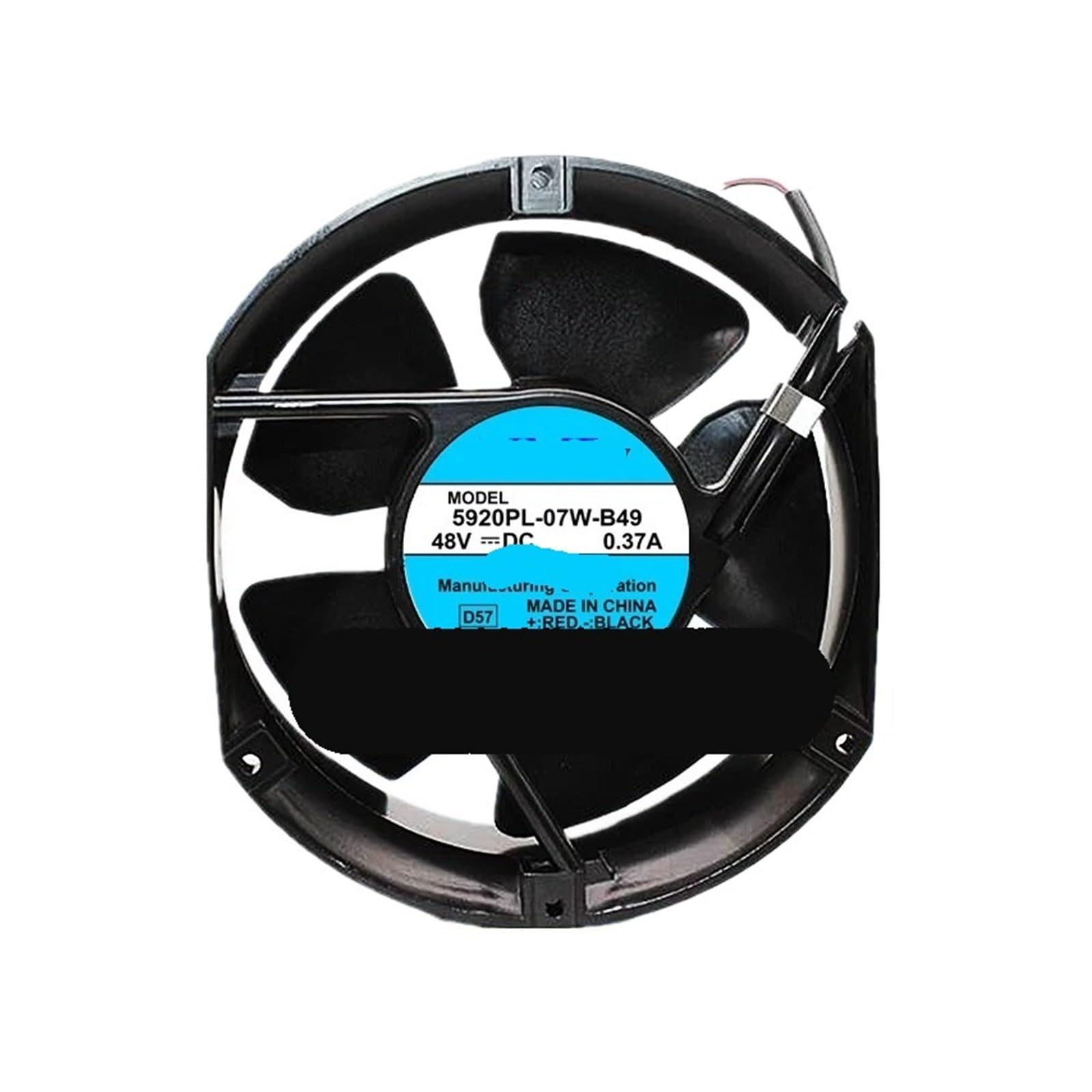 OKEWGHFL 5920PL-07W-B49 48V 0.37A 17251 172x172x51mm COOLING FAN RADIATOR