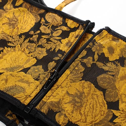 Image of Scarlet Darkness Corset Belt for Women Floral Renaissance Underbust Corset