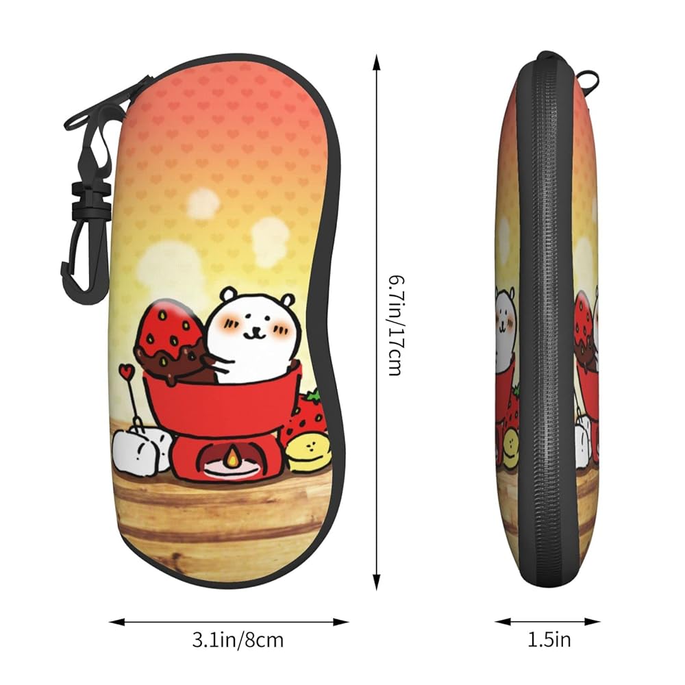 Amazon | [Monira] 自分ツッコミくま メガネケース 眼鏡ケース