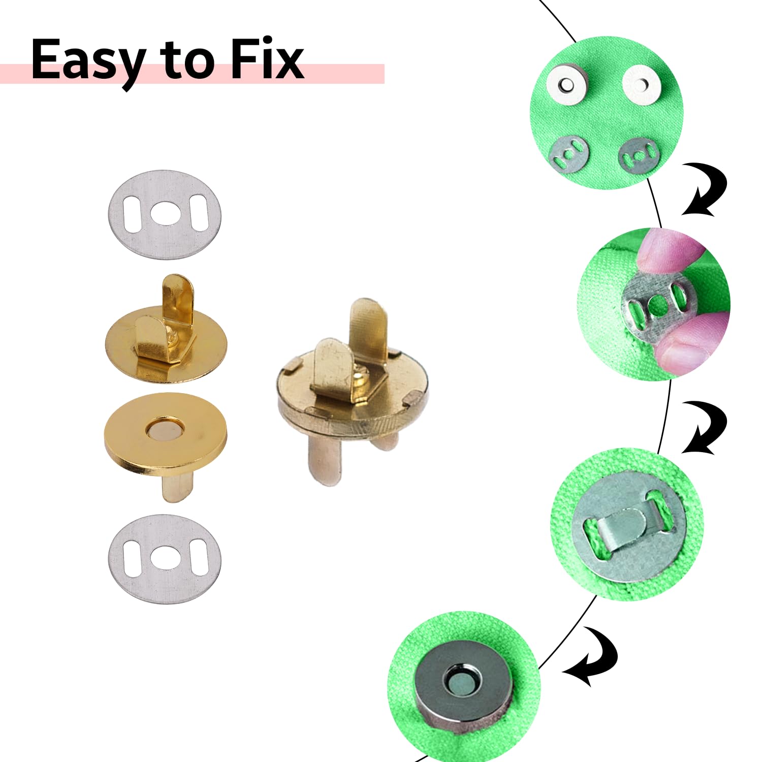 Trimming Shop Lot De 20 Anneaux En D En Métal Soudé, Boucles Durables