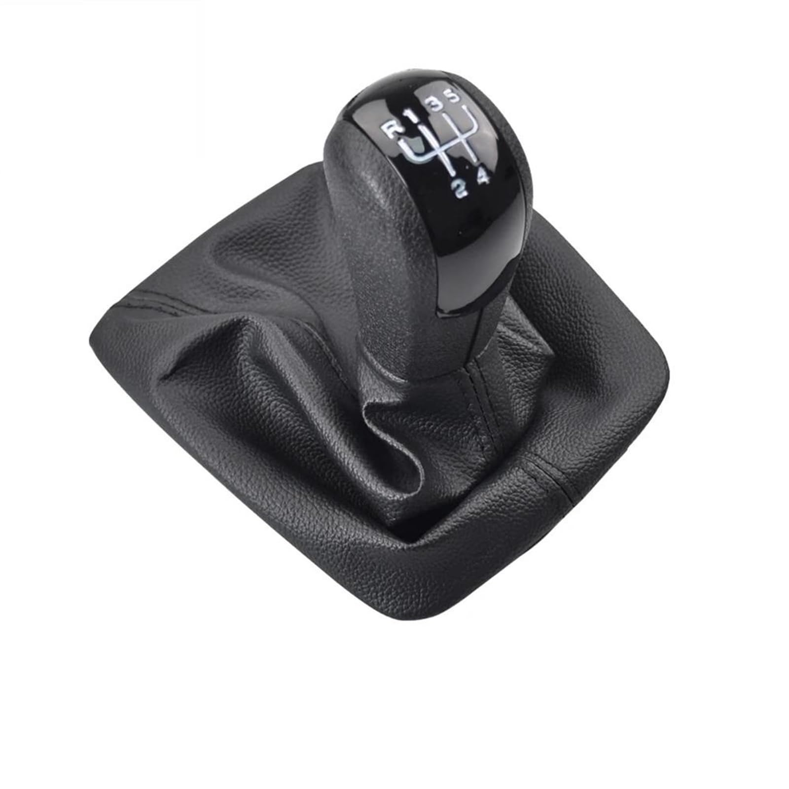 Fsozdbbpl 5 Speed Automotive Parts 5/6 Speed Manual Gear Shift Knob Lever Pen Black Gaiter Boot Cover Case For Skoda For Octavia Car Accessories(5 Speed)