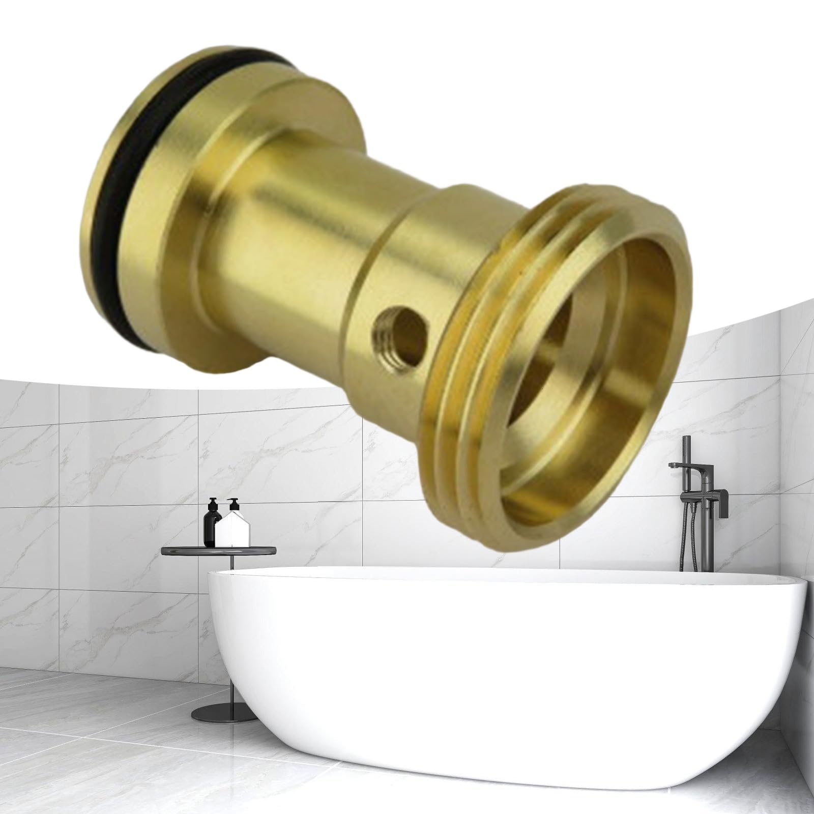Brass Tub Spout Adapter, RP33794 Slip-On Diverter Repair Kit Leak-Proof - View #12