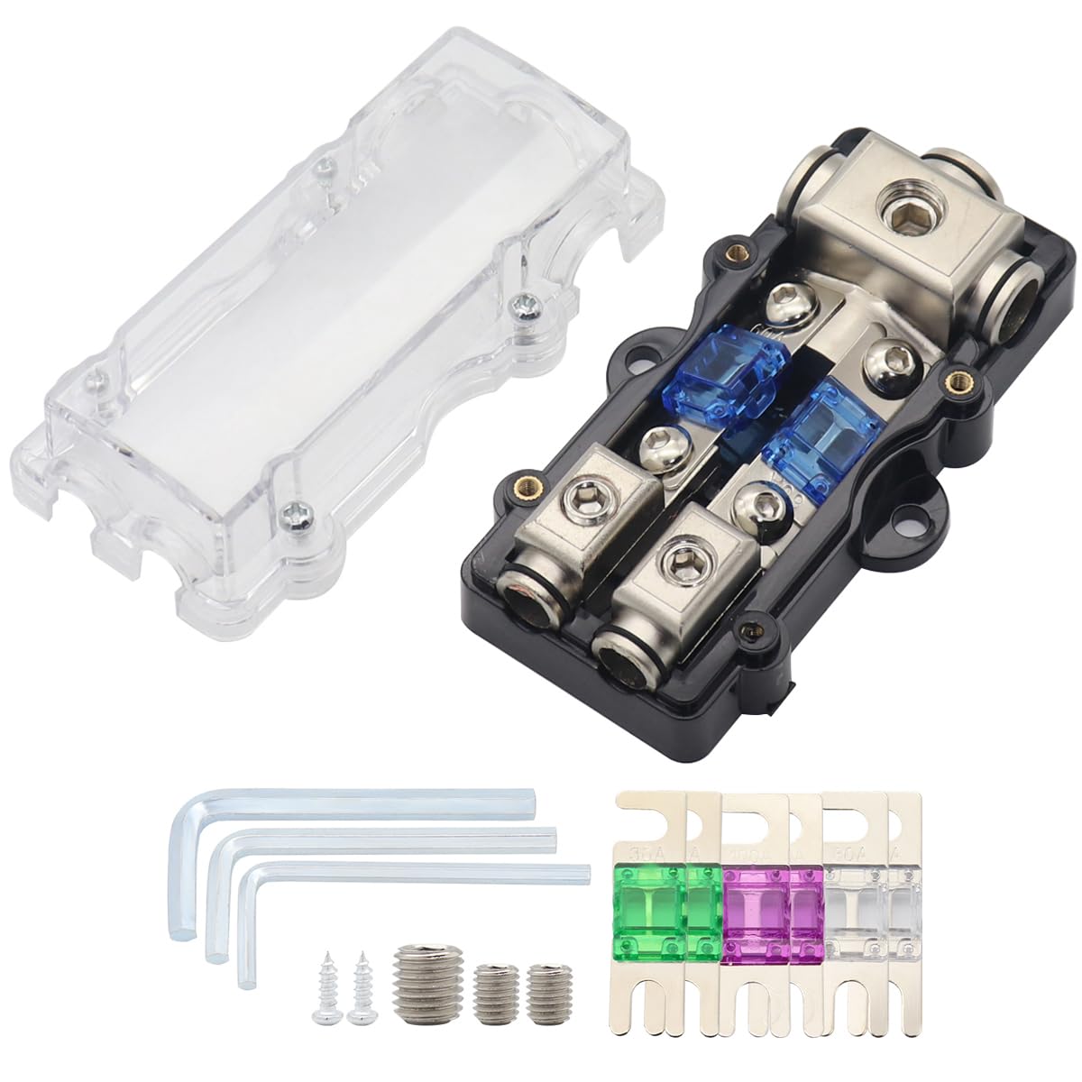 TIYANG 2 Way ANL Amp Fuse Block Car Audio Subwoofer