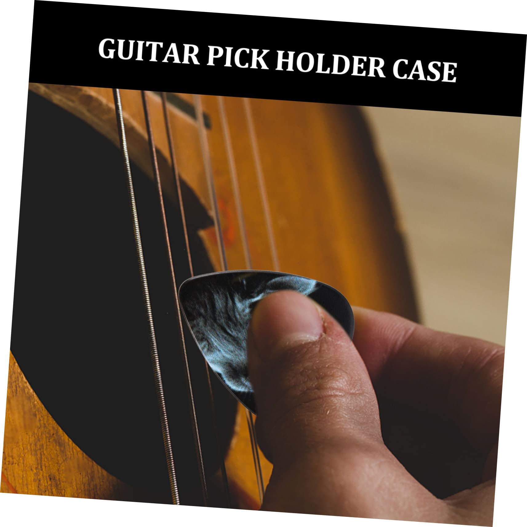 TOYANDONA 4ensembles Médiators De Guitare Créatifs Celluloïd De Animaux Pour Guitare Et Ukulélé Avec Boîte De Rangement Et à Plectres