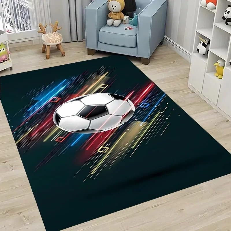 Tapis de terrain de football pour chambre d'enfant : créez un espace de jeu unique