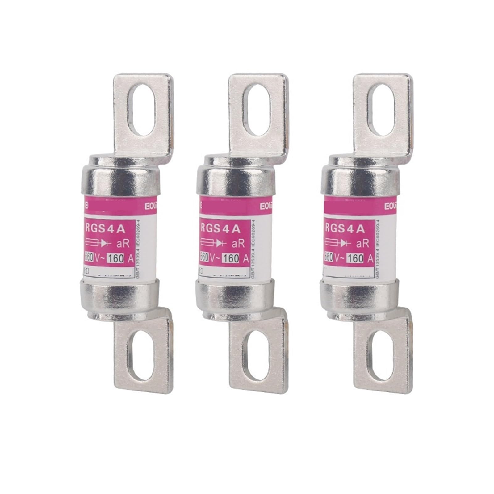 Fusible rapide RGS4A protège vos circuits 660V 690V 100A contre surchauffe