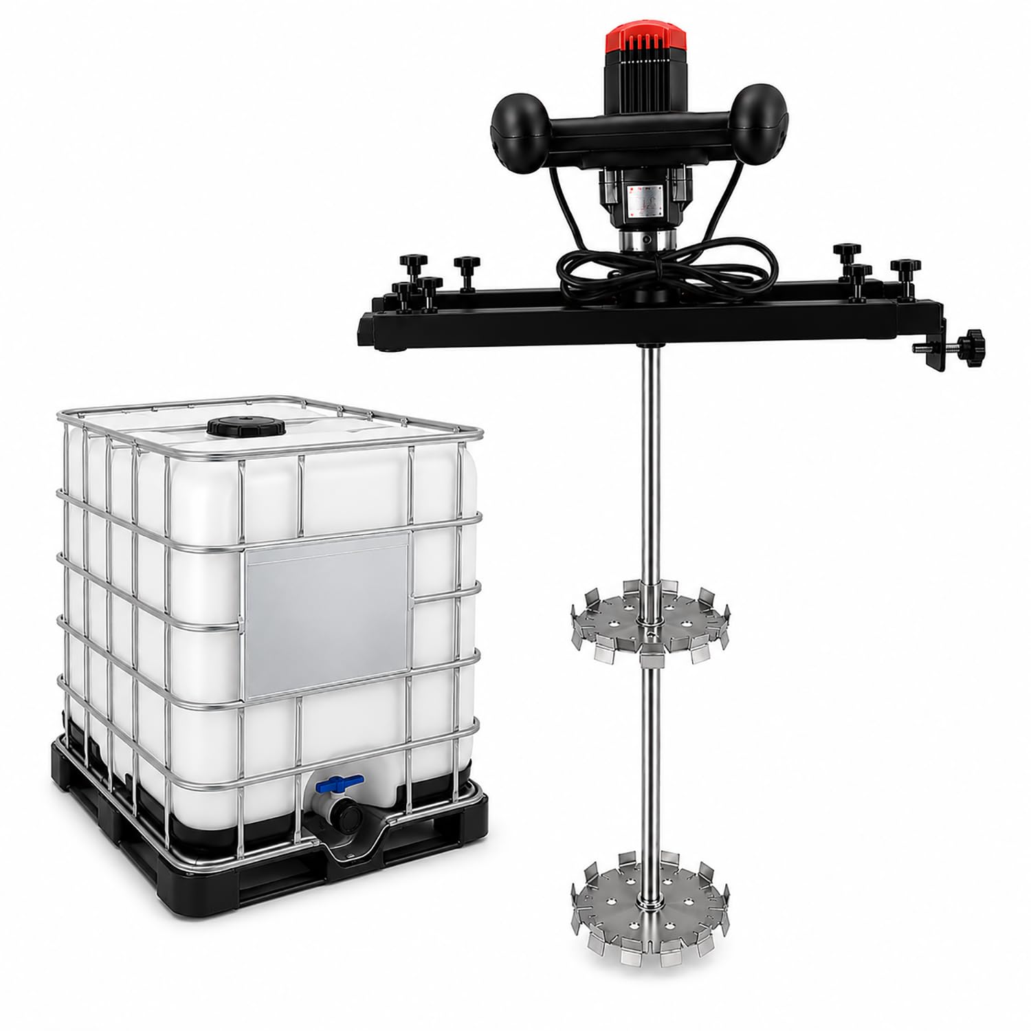 Mélangeur électrique IBC 3200W à trois turbines avec support réglable