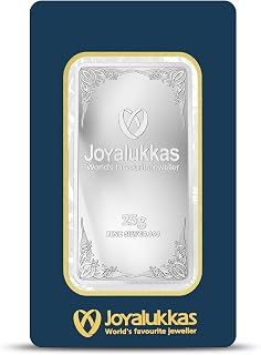 Joyalukkas 25 Gram (999 Purity) Blister Packed Silver Bar Price In India