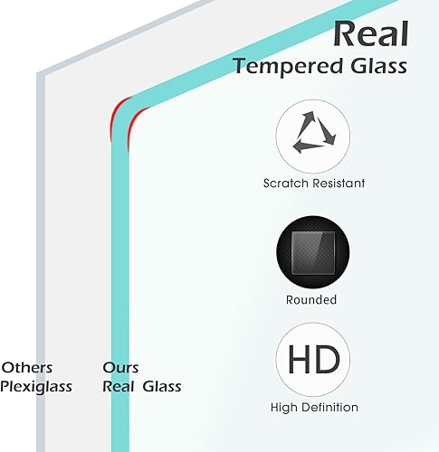 Miniatura 5 de Golden State Art, Marco de fotos negro de 11 x 14 pulgadas, madera, vidrio templado y paspartú blanco para fotos de 8 x 10 pulgadas (pantalla de