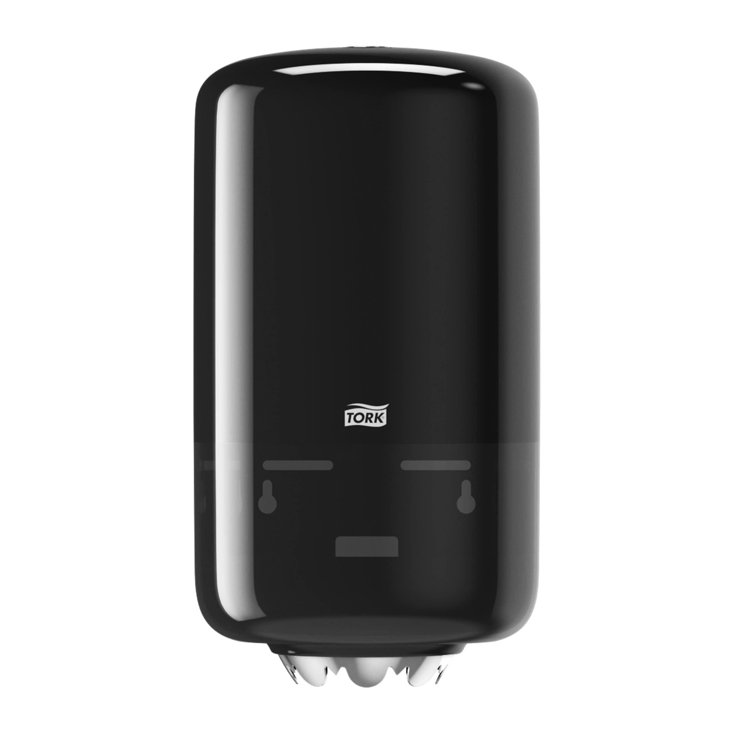 Tork 558008 Dispenser per asciugamani ad estrazione centrale Mini, sistema M1, 32,1 cm x 17,4 cm x 16,5 cm (altez. x largh. x profond.), Elevation design, colore nero
