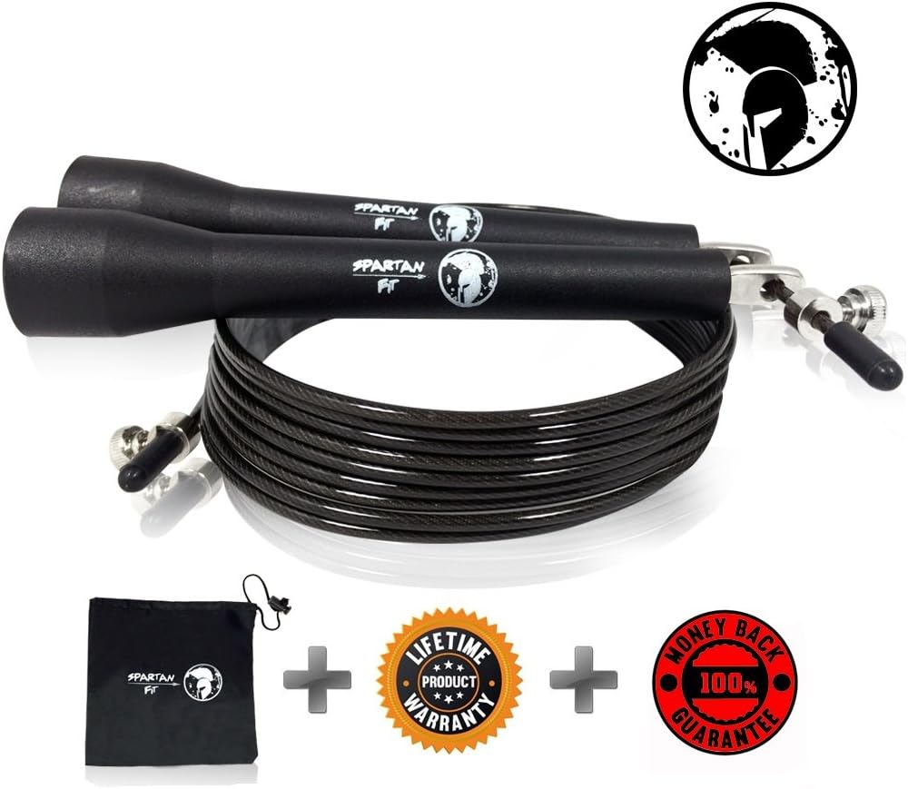 Spartan Fit Spartan Fit Speed Jumping Rope and Case - 10 Feet