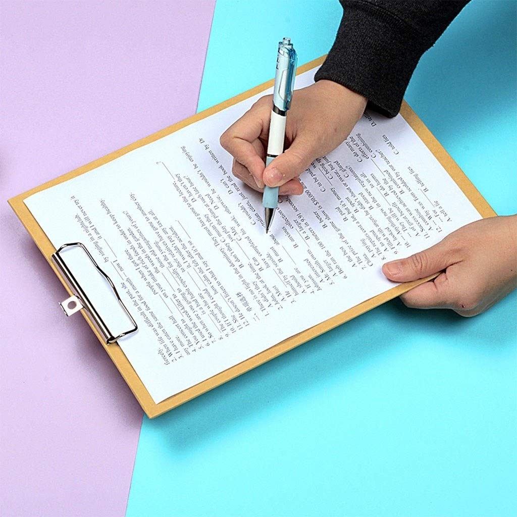 Zwischenablage für Bürobedarf A4-Multifunktions-Zwischenablage, Ordner-Zwischenablage Butterfly Clip, Schreibtafel-Clip Thick 10PC Haltbarer Clip mit niedrigem Profil