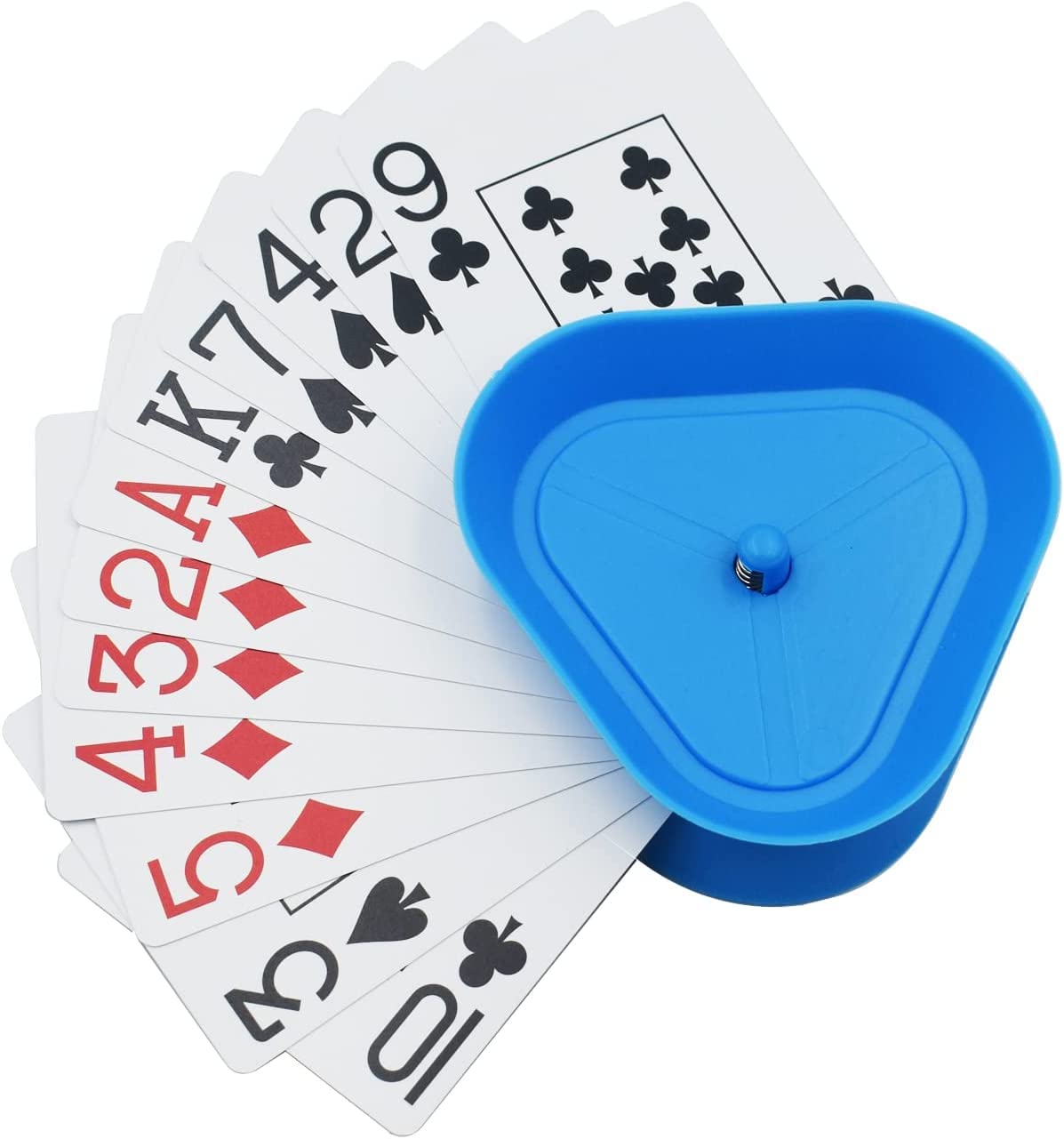 Silkwish Lot De 4 Supports De Cartes à Jouer 3 Étages + 2 Boîtes De Rangement - Pour UNO Et Jeux De Cartes