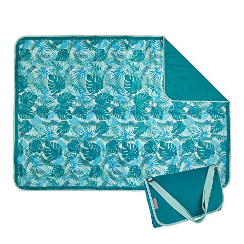 Lightspeed Outdoors XL Folding Outdoor Blanket Yucca Frond, Camping Essentials, Tropical, 2-Pack - Image 3