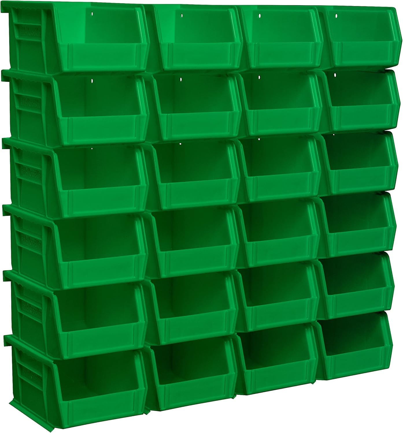 Akro-Mils 30210 Plastic Storage Stacking Hanging Akro Bin, 5-Inch by 4-Inch by 3-Inch, Green, Case of 24