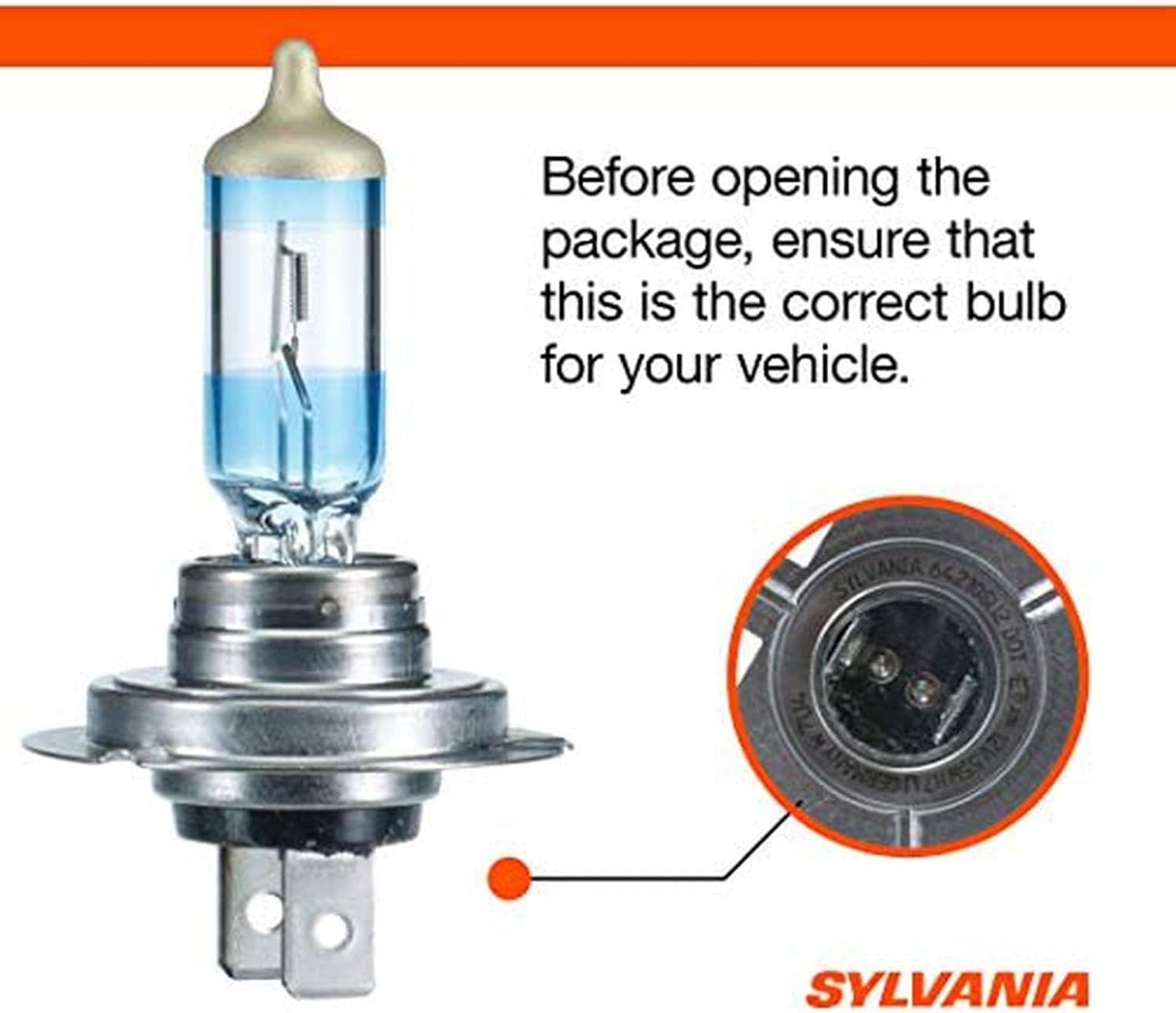 SYLVANIA - H7 SilverStar Ultra plus Free Installation Gloves - High Performance Halogen Headlight Bulb, High Beam, Low Beam, Fog Replacement Bulb, Brightest Downroad Whiter Light (Contains 2 Bulbs)