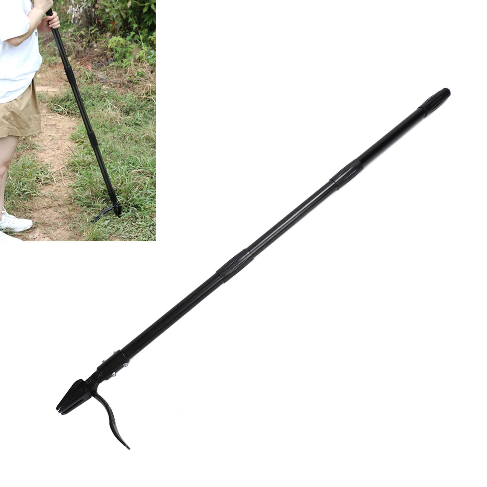 Weed Puller Tool with Long Ergonomic Handle Adjustable Design (3