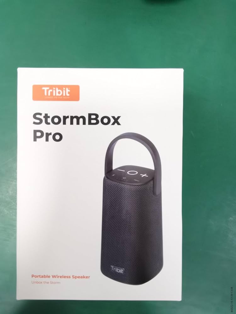 Tribit StormBox Pro ワイヤレス ポータブルスピーカー a Tribit StormBox Pro Waterproof Speaker with 360° Sound