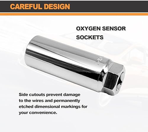Miniatura 6 de 70094-12-Inch x 78"(22mm) Sensor de Oxígeno Socket  Se adapta a todos los vehículos O2 extracción e instalación Offset Sensor de Oxígeno, evitando