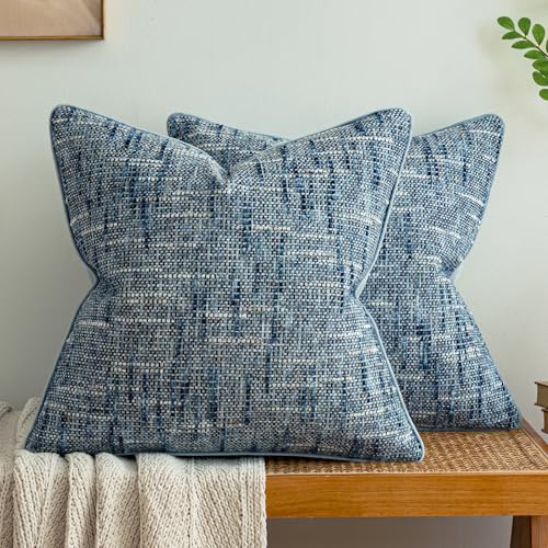 a moment Light Blue Reversible Pillow Covers 2 Pack -