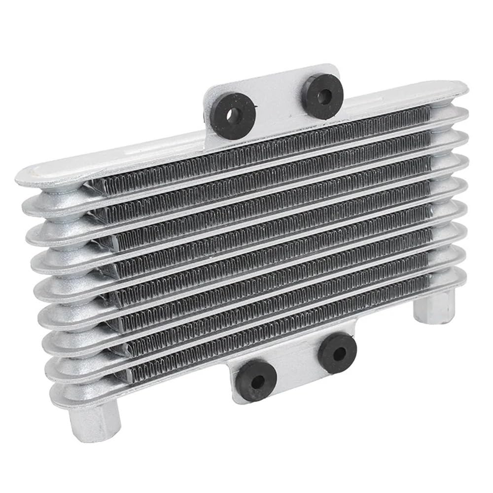 Chłodnica oleju motocyklowego Chłodnica silnika chłodzącego aluminium 125 ml 125CC-250CC Adapter Chłodnica oleju motocyklowego Dirt Bike ATV(Silver m12 x 1.25)