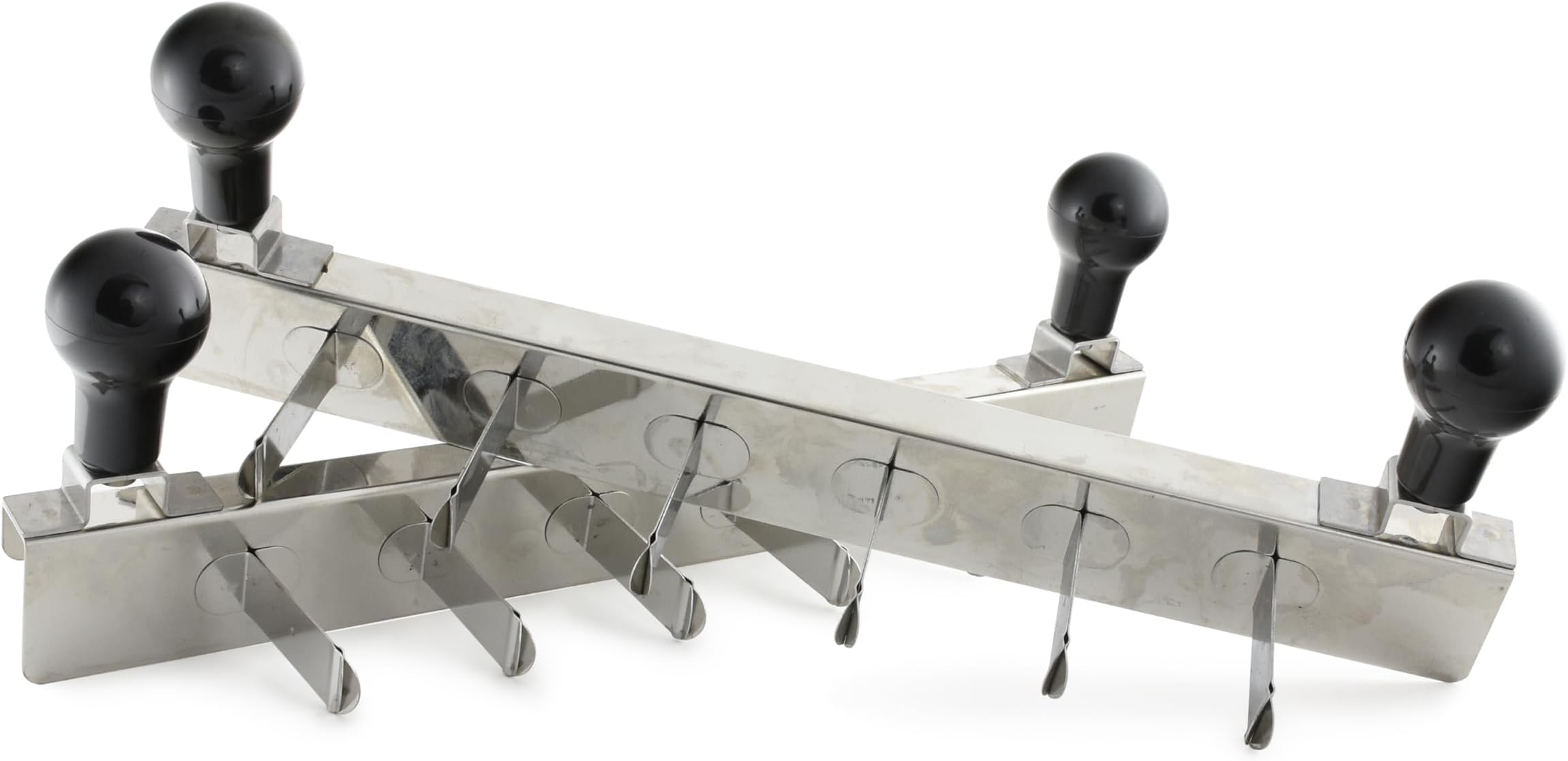 SNAPPY Corn Dog Maker Kit with Handles - Silver, 12 Corn Dogs