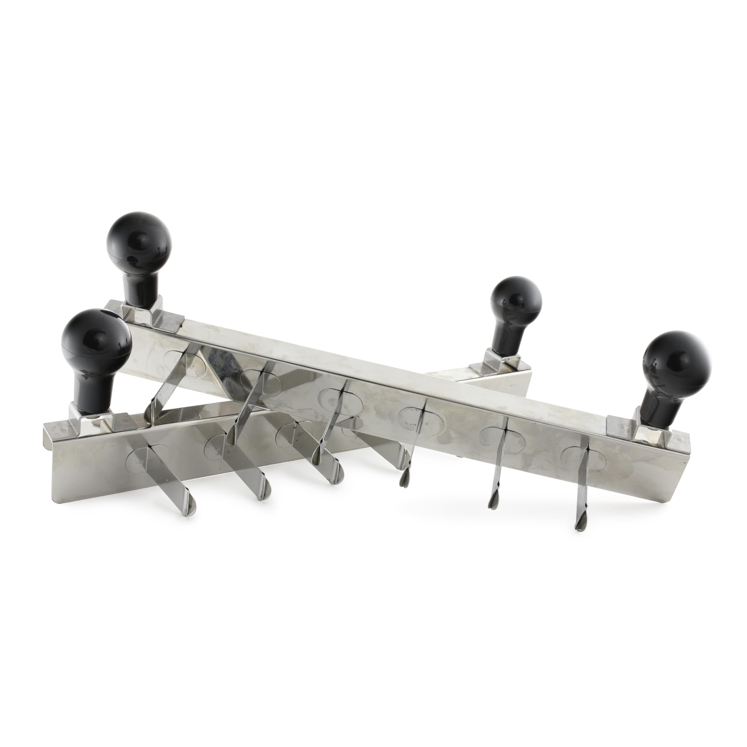 SNAPPY Corn Dog Maker Kit with Handles - Silver, 12 Corn Dogs