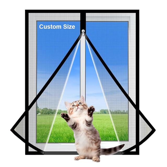 Malla de seguridad autoadhesiva para gatos,mosquitera moscas personalizado