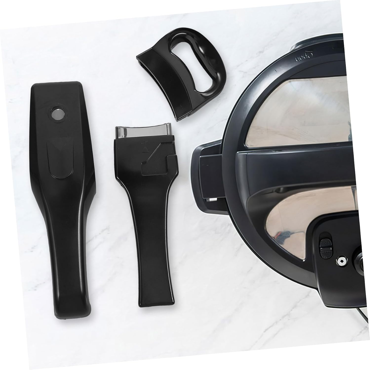1set Pressure Cooker Parts Handle Relief Jigger Valve and Sealing Ring Compatible Multiple Brands Easy to Install Kitchen Accessory
