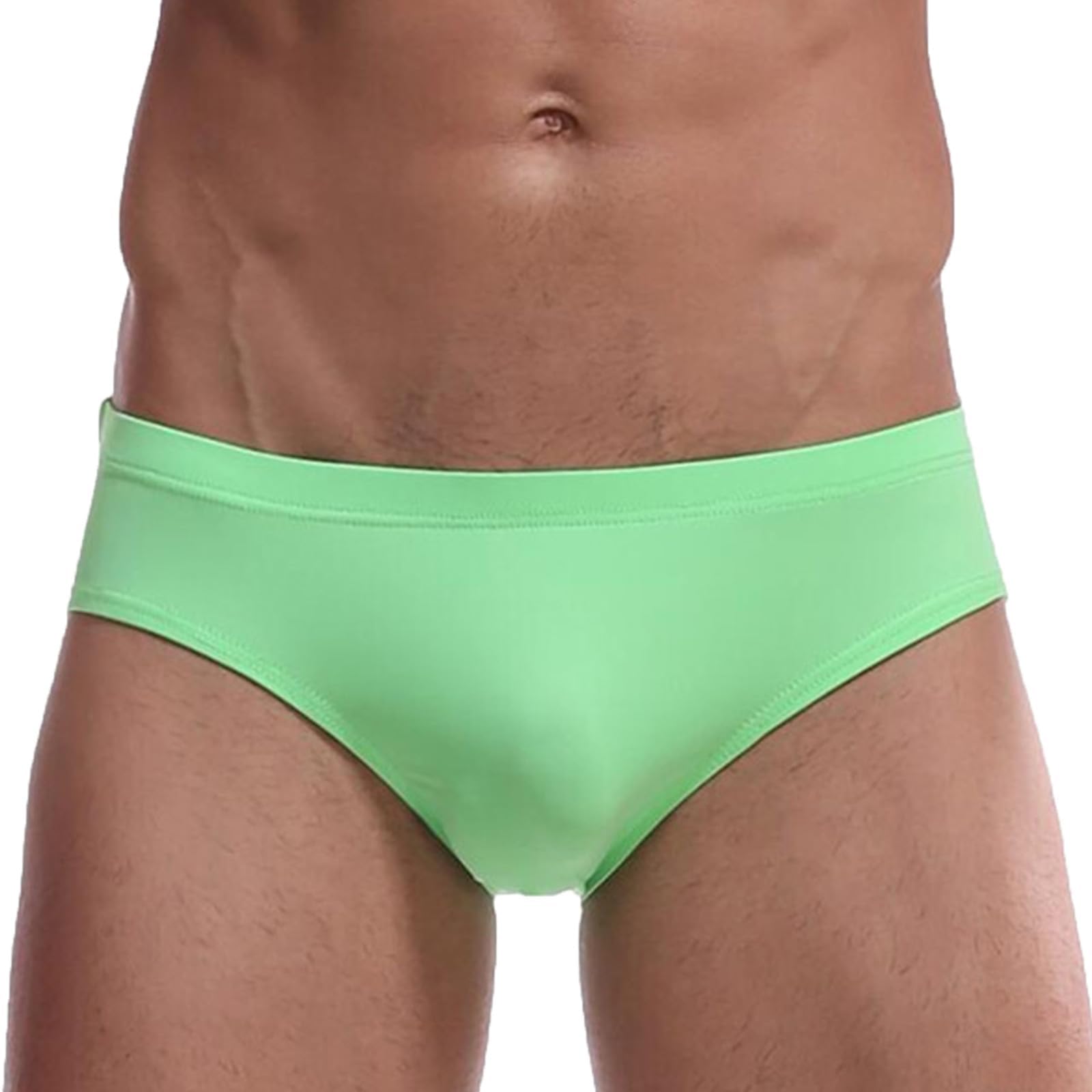 Briefs for Men Low Rise Stretch Seamless Breathable Underpants Athletic Solid Brief Soft Comfortable Fit Underwear