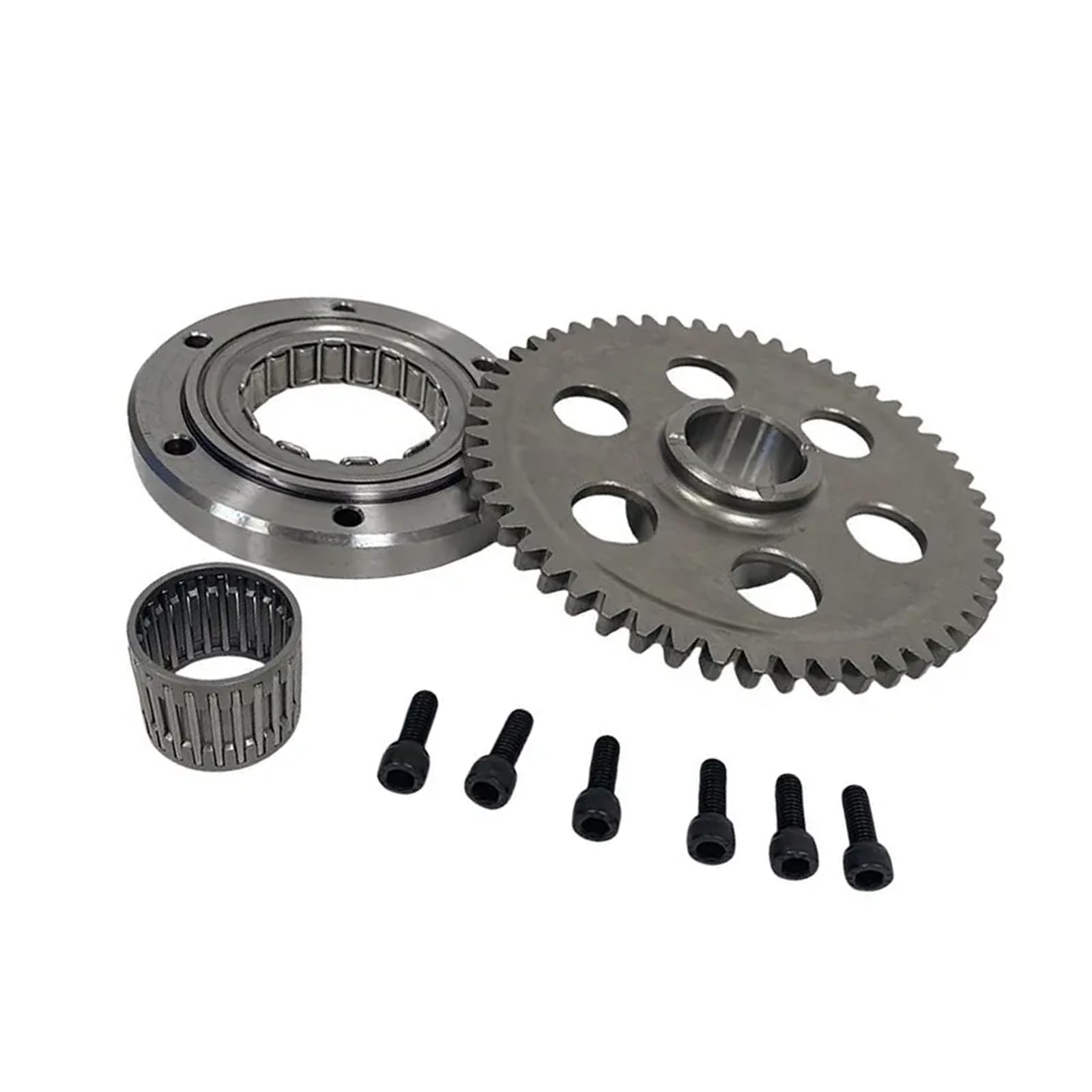 5LP-15590-00 - Juego de repuesto para motor de arranque y engranaje de motocicleta para 660 660R YFM660 2001-2003 Metal
