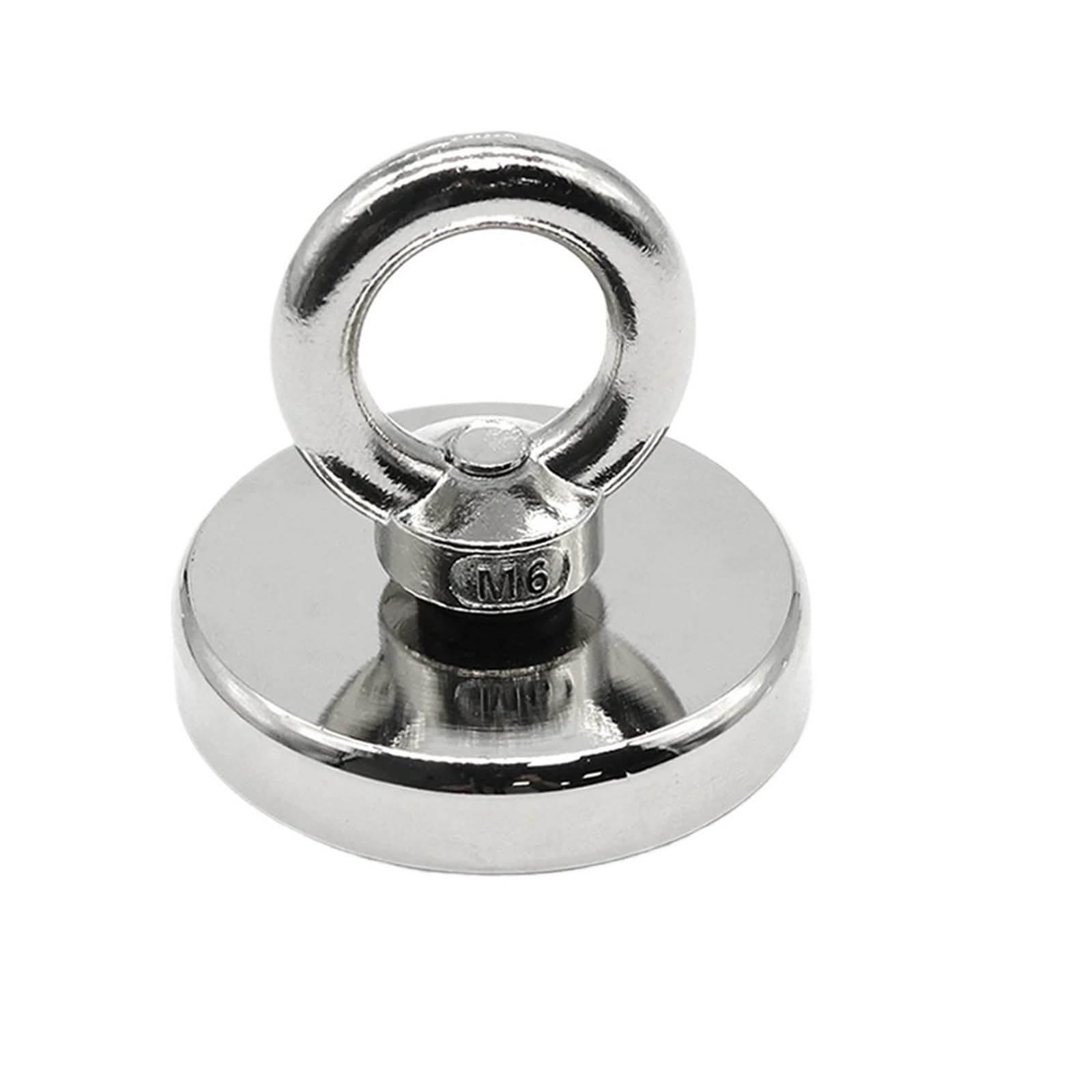 Aimant De Pêche Aimants de recherche robustes N52, aimant puissant en néodyme, aimant de récupération, for pêche en haute mer, montage avec boulon à œil annulaire Aimant Neodyme(PUll max 180KG)
