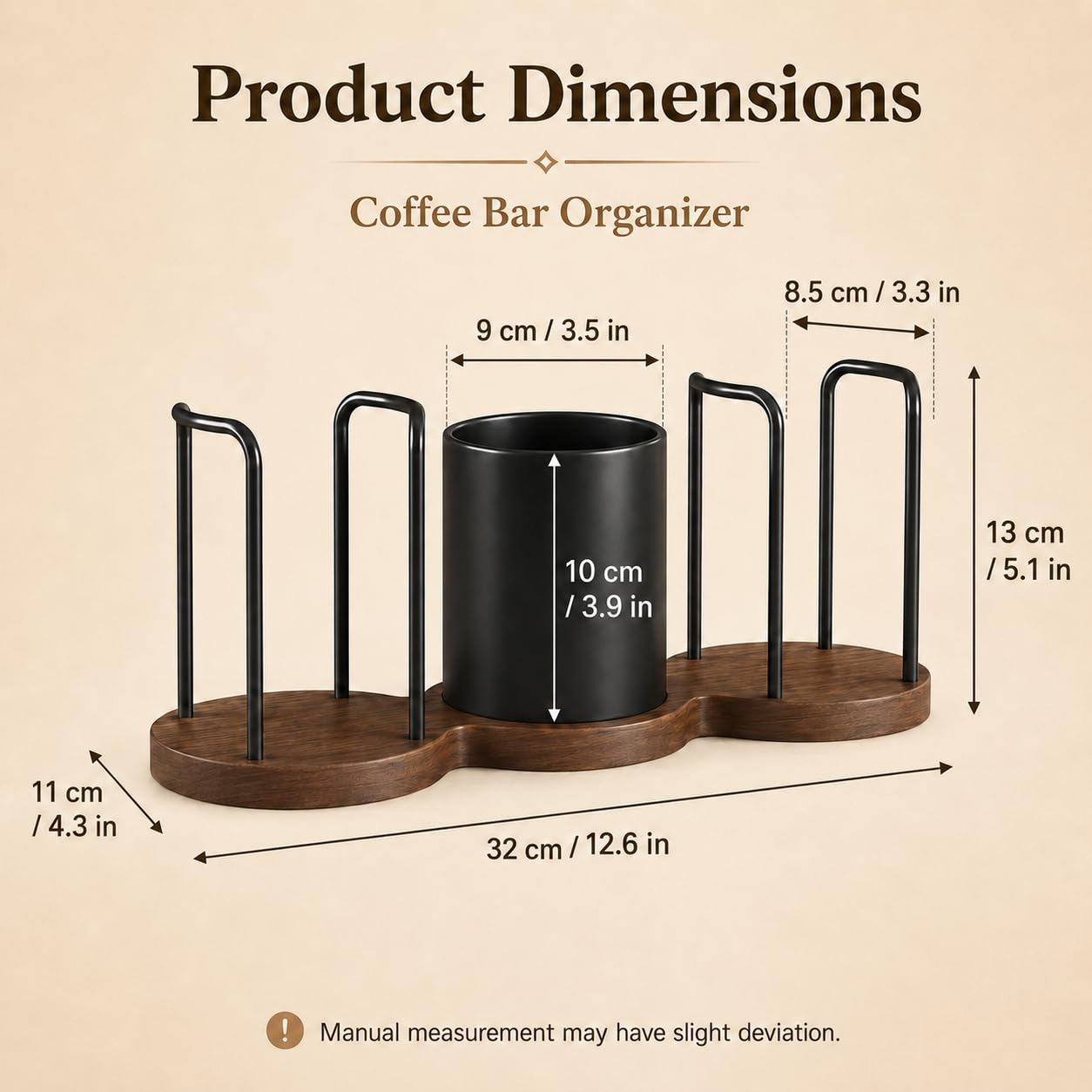 High‑PQ - Porta-cannuccia con coperchio per caffetteria