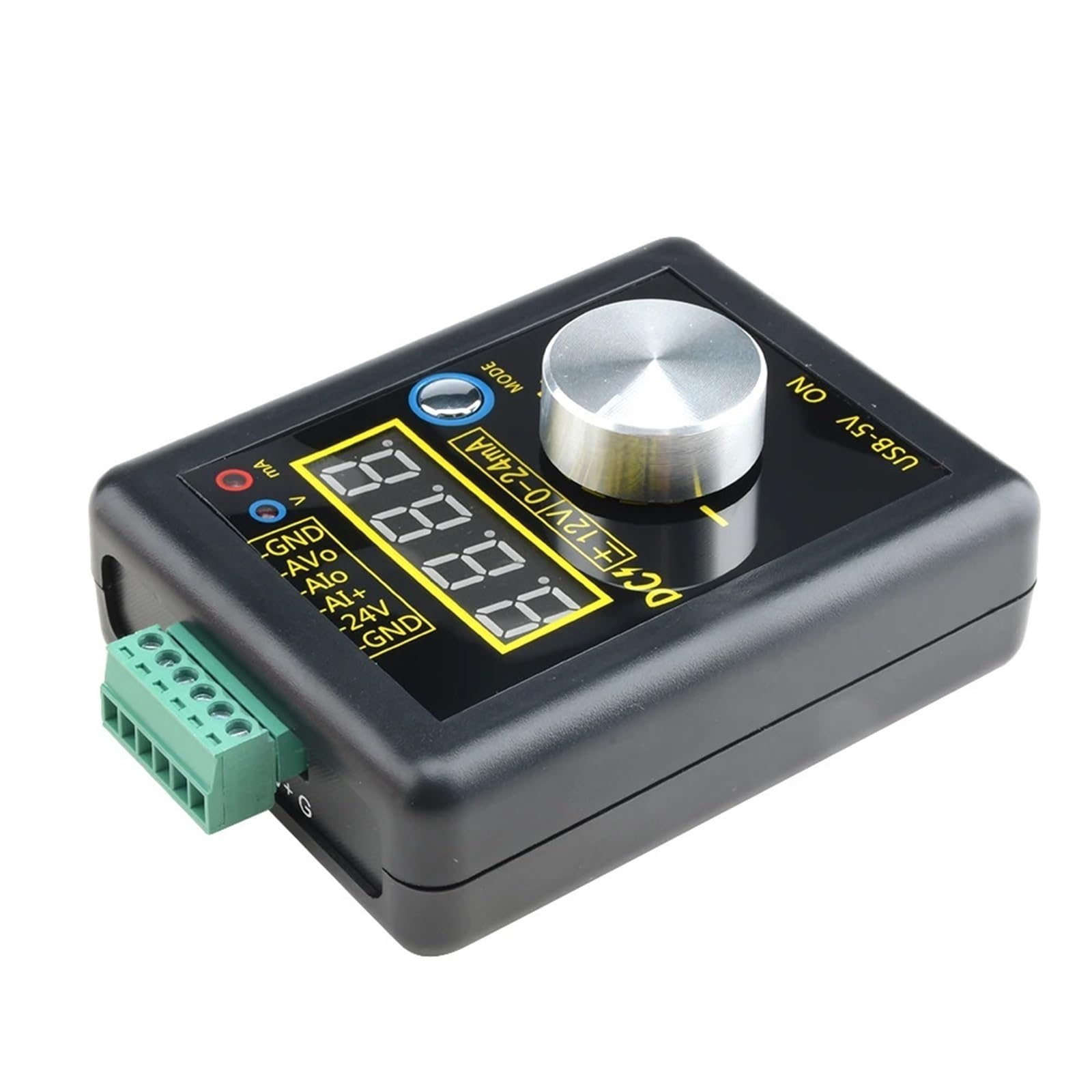 SG-002 4-20mA 0-10V Generador de señal de voltaje analógico digital 0-20mA Calibrador de depuración del transmisor de corriente (sin batería)