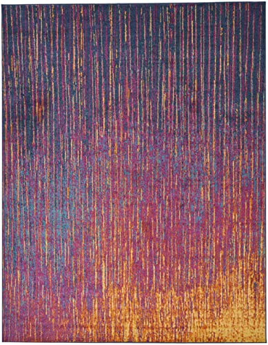 Tapete rectangular 8' x 10' multicolor Nourison miniatura 5