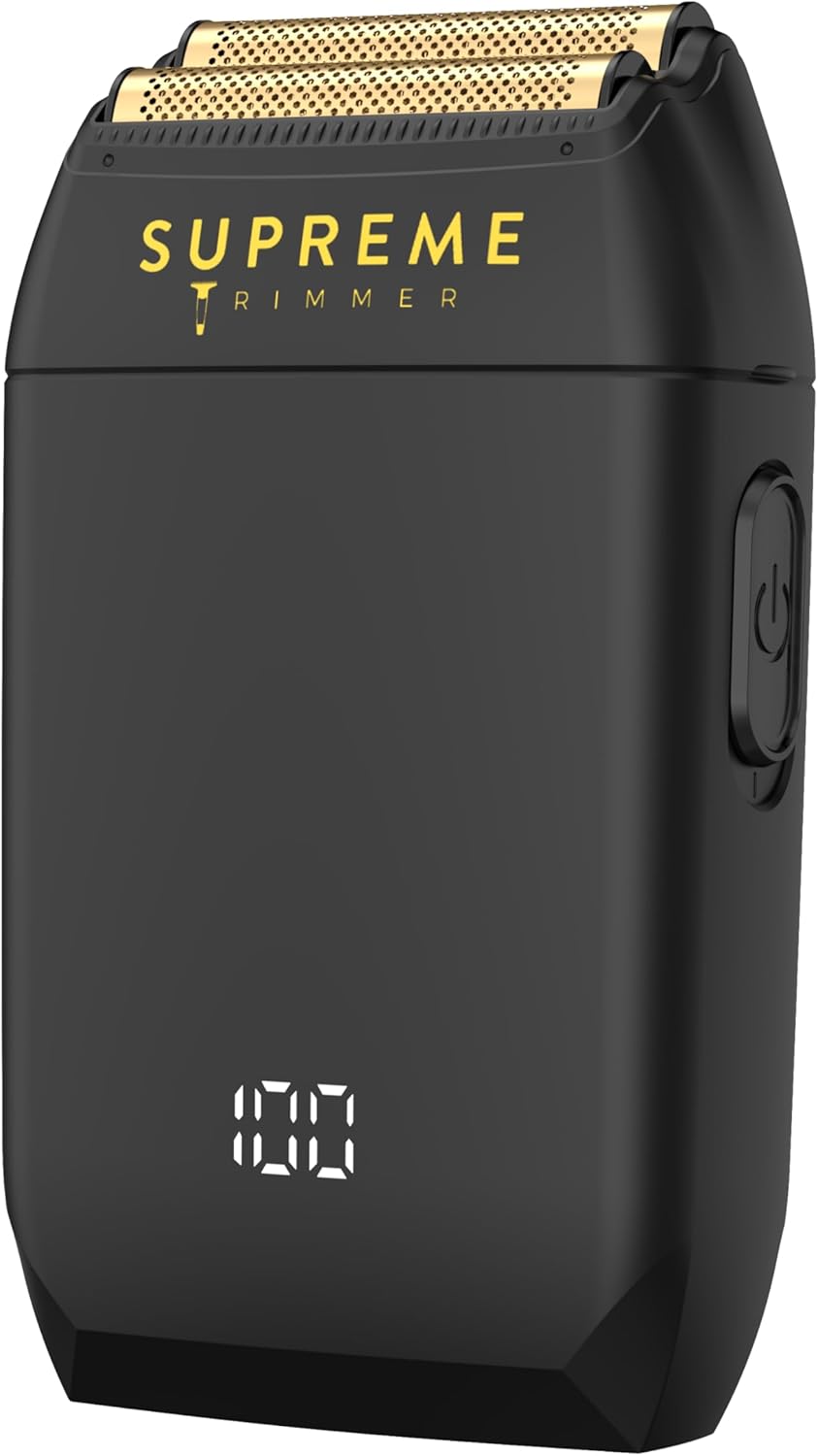 Supreme Trimmer Crunch STF602 – Waterproof Double Foil Shaver for Men | 150 Min Runtime, Wet/Dry Cordless & Corded Electric Razor | Hypoallergenic Foils for Face, Head & Stubble Black