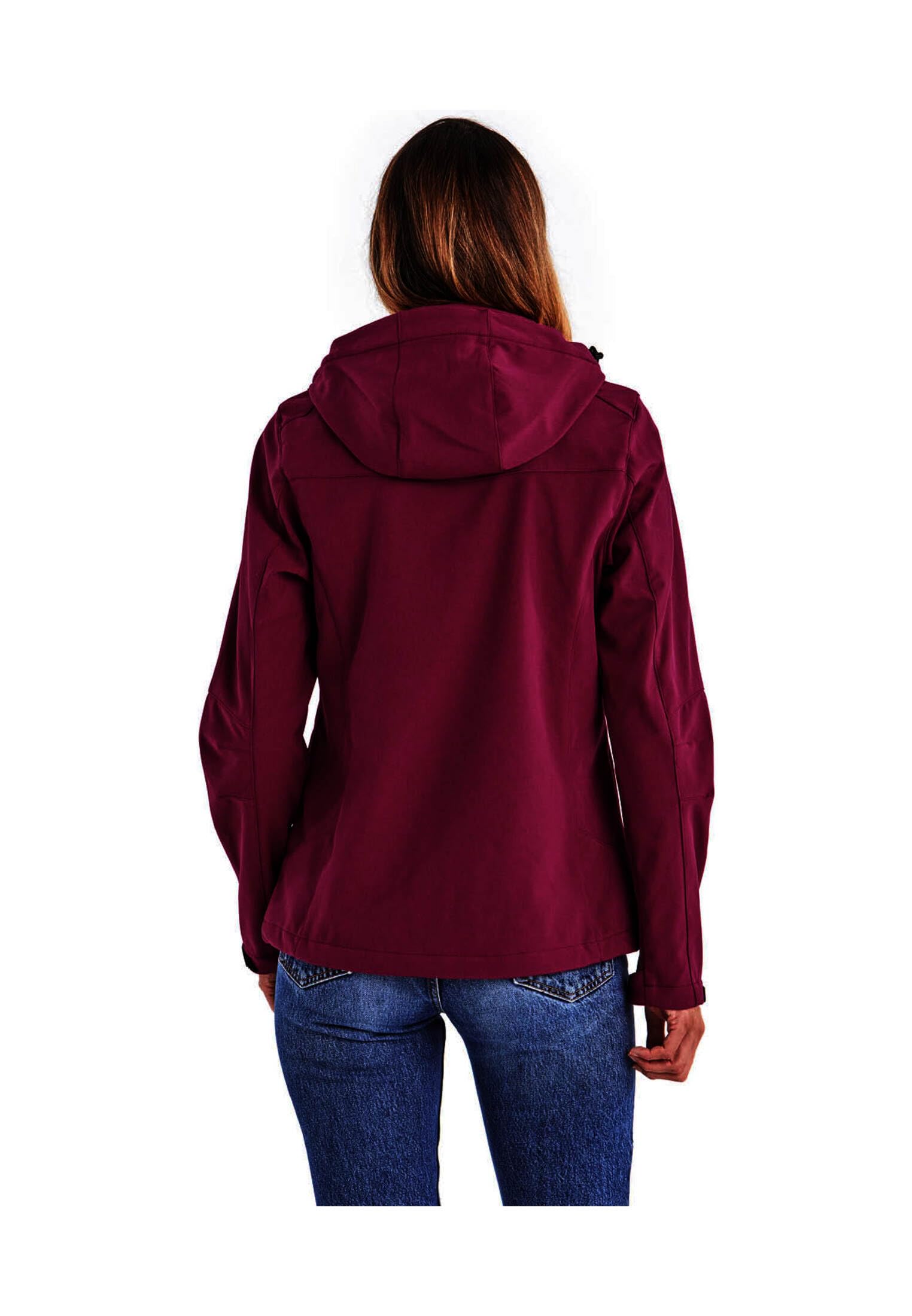 Killtec Damen Softshelljacke Softshell Jacke mit abzippbarer Kapuze Damen Softshelljacke wasserabweisend, Winddicht, atmungsaktiv
