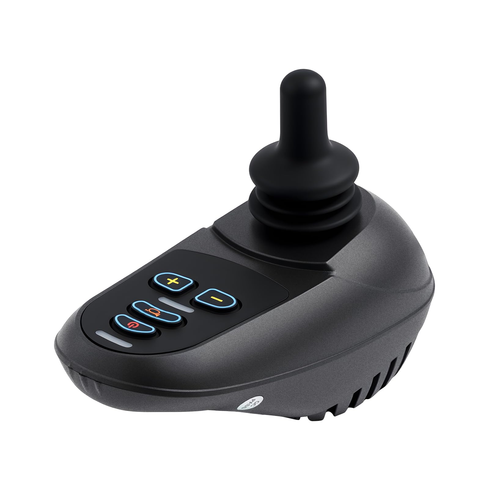 Electric Wheelchair Power Joystick Controller Replacement ML2P + Adapter Cable Connection Mode with 5 Gears Adjustable Speed for 24V DC Brush Motor