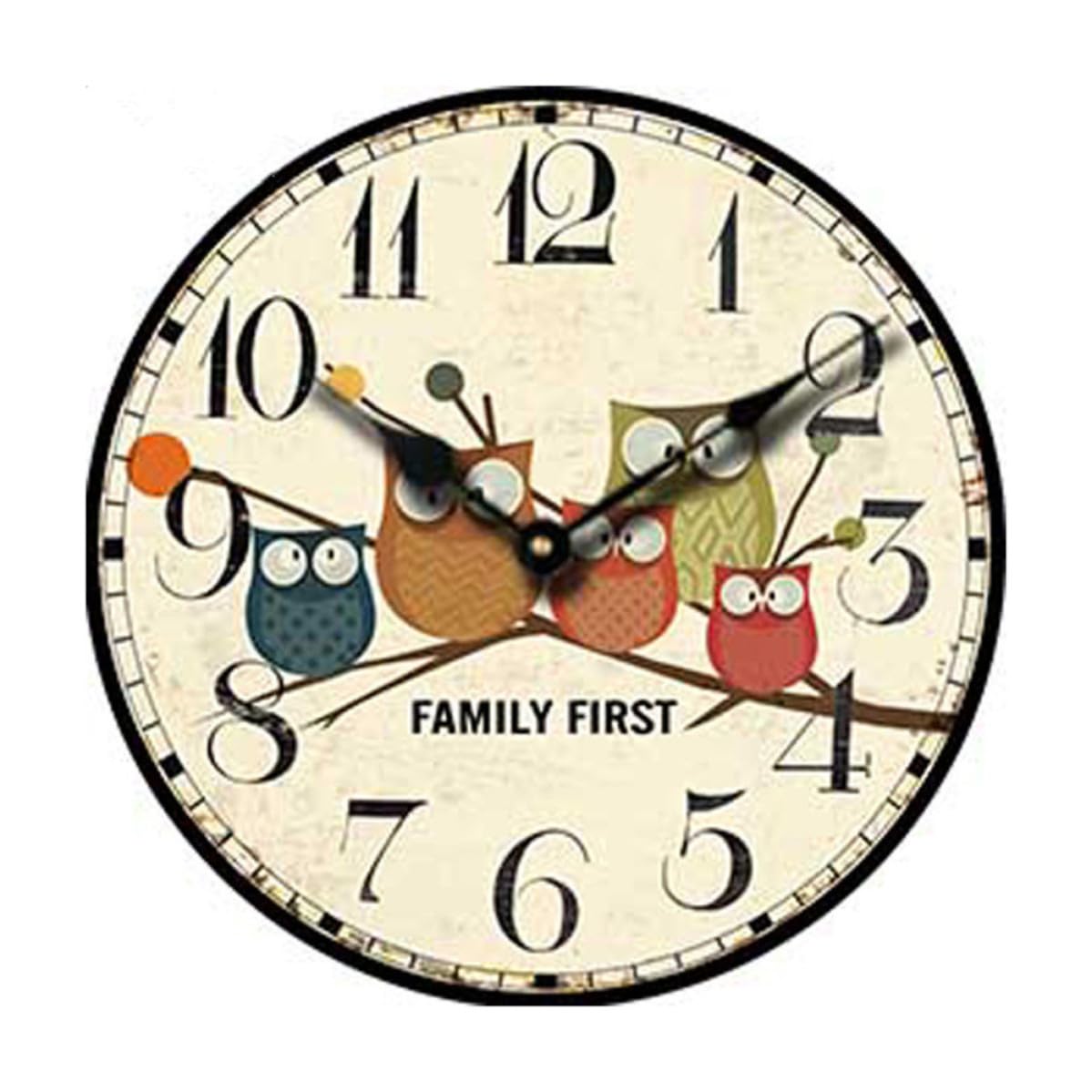 Horloge murale en bois silencieuse sans bruit pour un sommeil serein