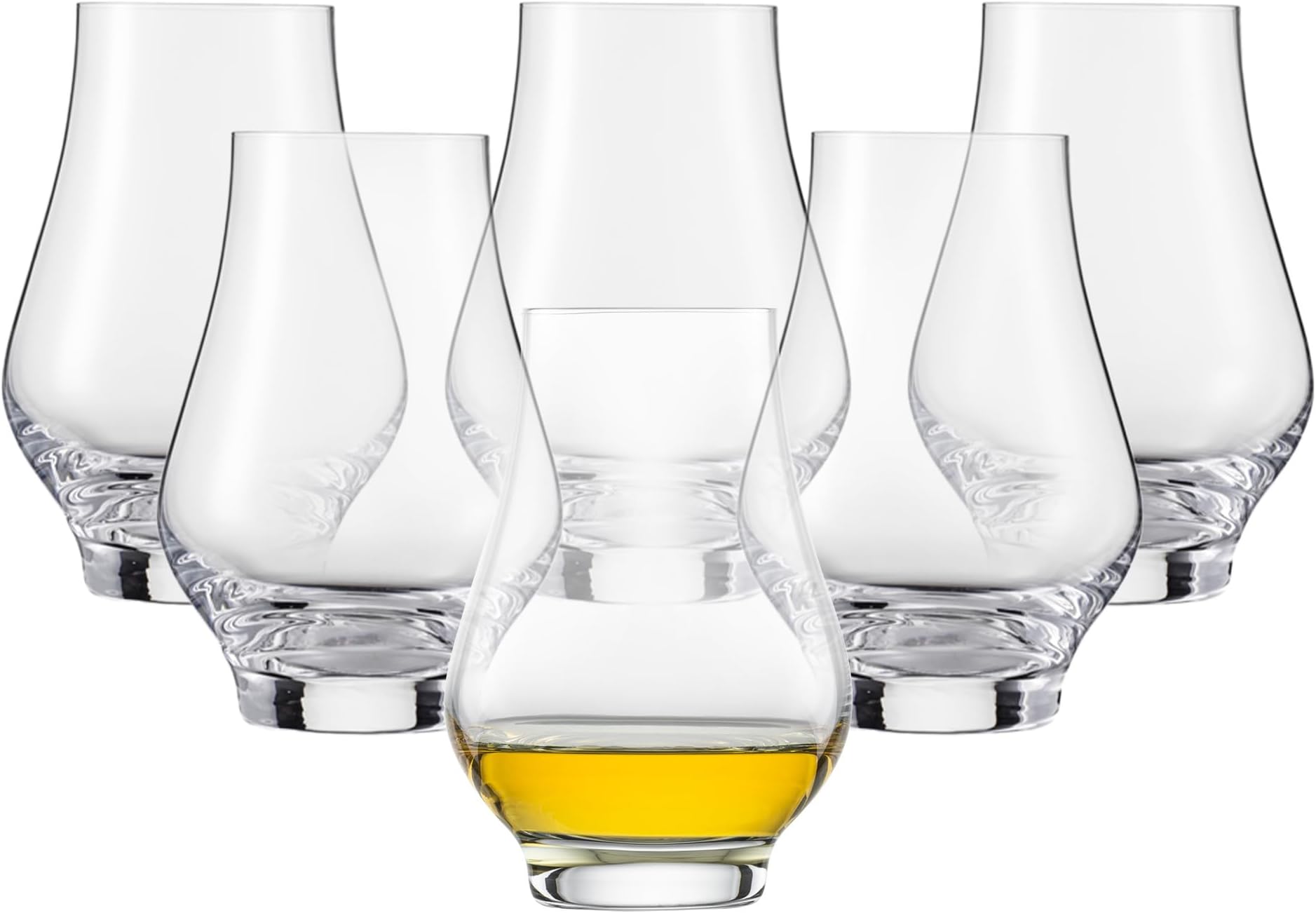 Bar Special Whiskey Nosing Tumbler (Set of 6), Special Nosing Glass for Whiskey, Dishwasher-Safe Tritan Crystal Glasses, Made in Germany (11 Ounce)