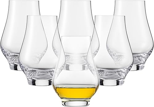 SCHOTT ZWIESEL Bar Special - Vaso de nariz para whisky (juego de 6), vaso especial para whisky, vasos de cristal Tritan aptos para lavavajillas,