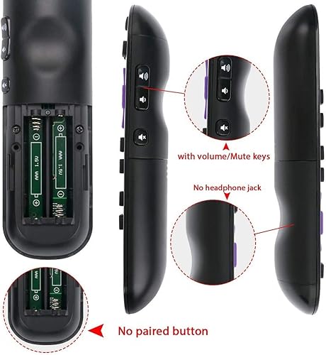 Miniatura 3 de Mando a distancia para TCL Roku TV Remote 32S3750 40FS3750 55UP120 40FS4610R 65US5800 32S3800 28S3750 32S3700 55UP130 50UP130 33UP130 2S385 0A