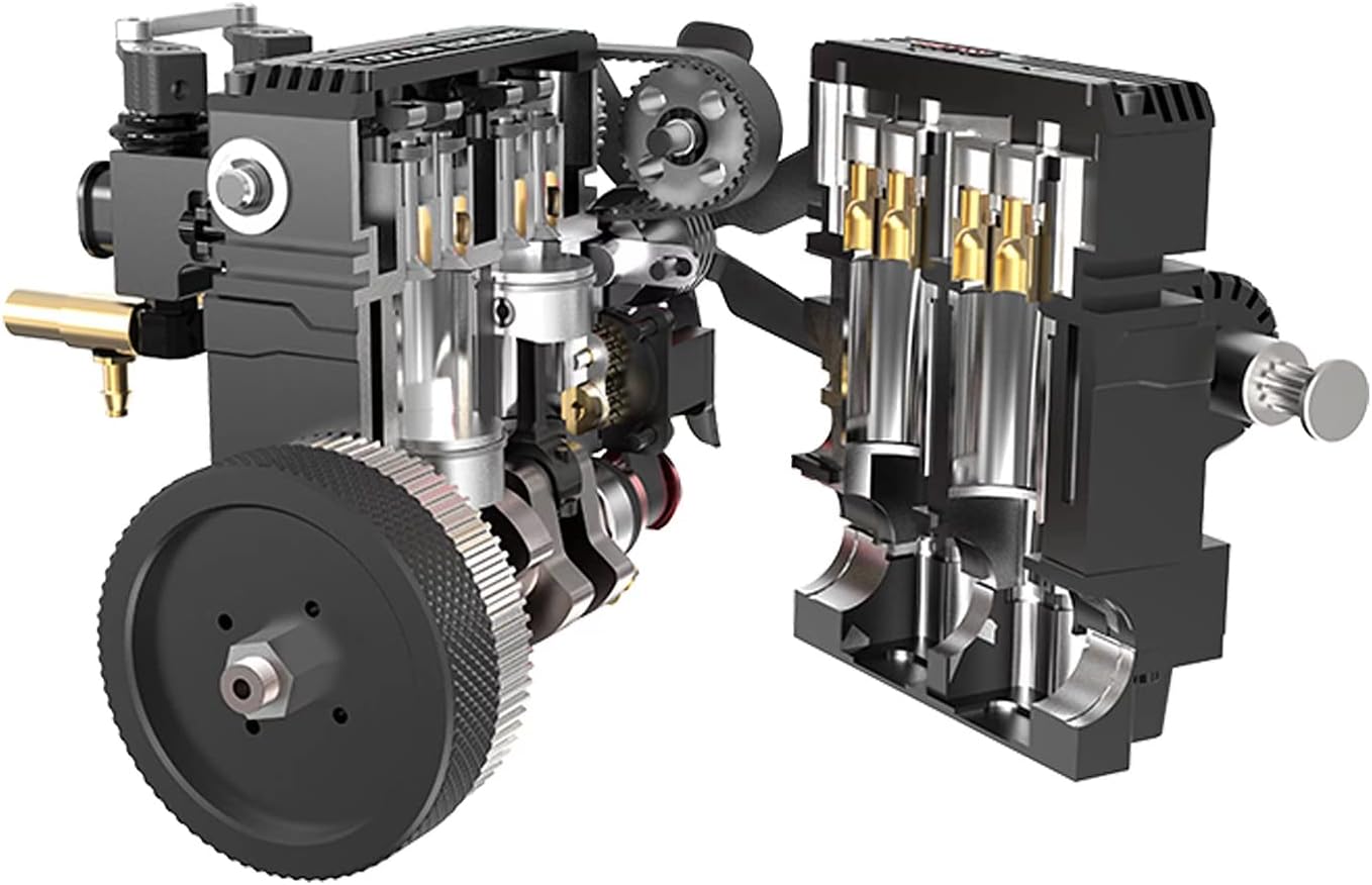 Greatest Product XSHION TOYAN FS-L200W 7cc Inline Two-Cylinder Four-Stroke Engine Model, Water-Cooled Methanol Engine Internal Combustion Engine Model for 1/8 1/10 1/14 RC Car Ship Model Get Discount 70% Price XSHION TOYAN FS-L200W 7cc Inline Two-Cylinder Four-Stroke Engine Model, Water-Cooled Methanol Engine Internal Combustion Engine Model for 1/8 1/10 1/14 RC Car Ship Model